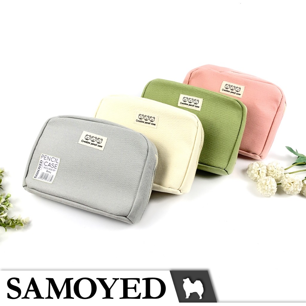 

JAMIN MURAH !!!SAMOYED PCCS-W35 Tempat / Kotak Pensil / Alat Tulis / Kosmetik / Dompet Kain Kanvas / Stationery / Pencil / Pen / Cosmetic / Travel Case / Box / Pouch / Organizer Canvas(BISA LANGSUNG ORDER)