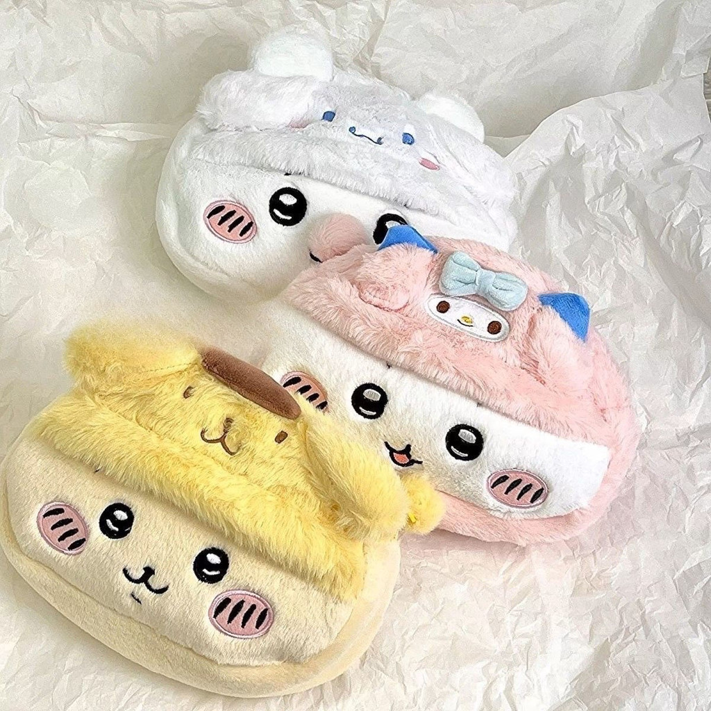 

Kawaii Soft Chiikawa Pencil Case Cute Cartoon Pencil Bag Korean Stationery Cosmetics Pencil Pouch School Office Supplies Gift