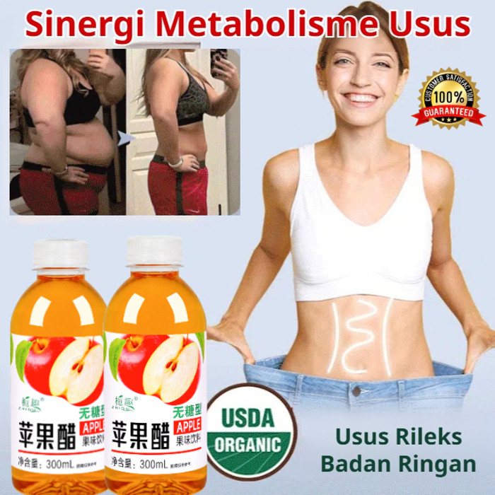 

✨Beli 2 Gratis 3✨[Minuman Untuk Kesehatan] 300ml Cuka Sari Apel 0 Lemak 0 Gula/0 Gula 0 Kalori Cuka Sari Apel/Cuka Sari Apel/Cuka Sari Apel Asli Berkualitas Tinggi 100% Organik/Minuman Cuka Sari Apel Organik Penurun Berat Badan