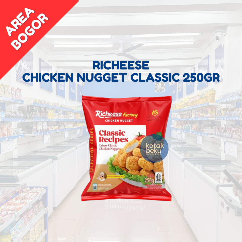 

RICHEESE CRISPY CLASSIC CHICKEN NUGGET 250GR