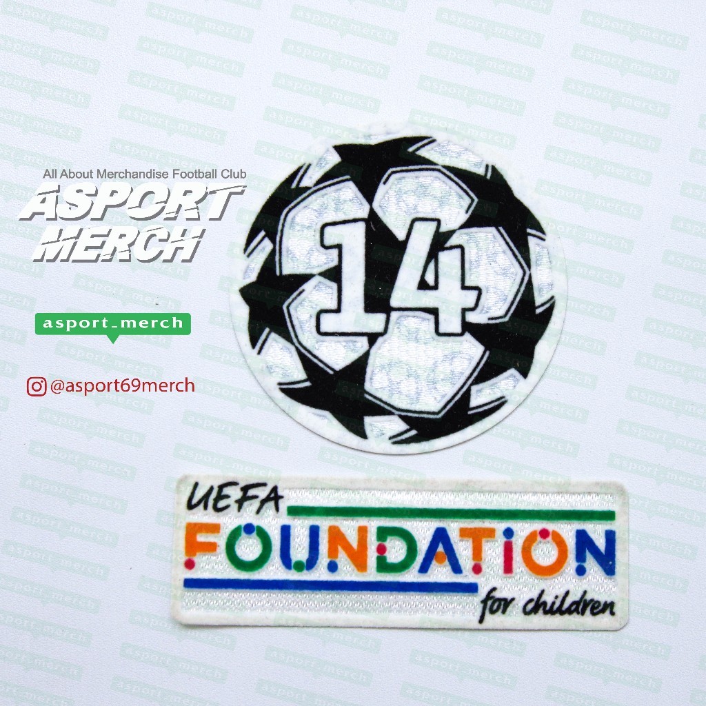 ASPORT PATCH REAL MADRID  UCL CHAMPIONS LEAGUE  PATCH STARBALL14