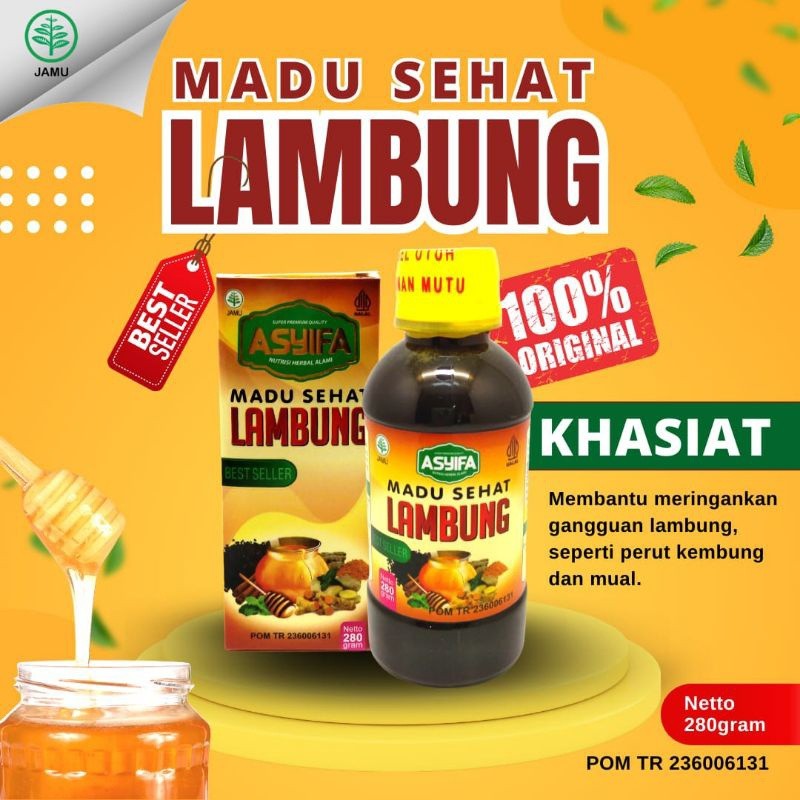 Madu sehat lambung asyifa garansi 100% ORI spesial maag dan asam lambung