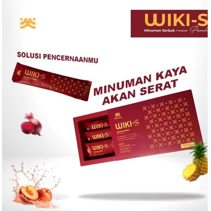 

WIKI - S Minuman Serbuk Berserat Rasa Peach by Wikinara dr. Oky Pratama