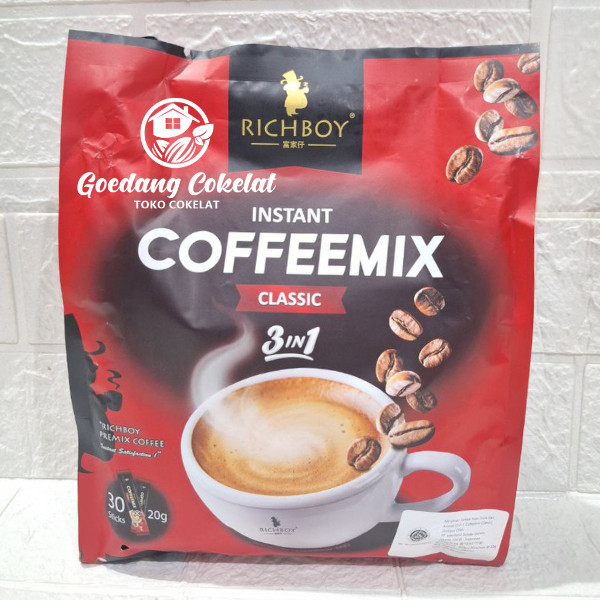 

JAMIN MURAH !!!RICHBOY Coffeemix Classic Extra Rich White Coffee Teh Tarik (3In1) (2In1)(BISA LANGSUNG ORDER)