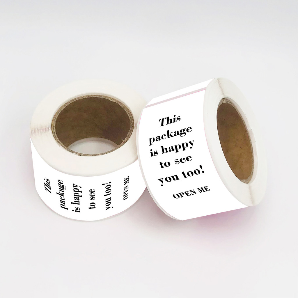 

New Ins Creative Wholesale Self-adhesive Packaging Label Tape Sealing Stickers Gift Packaging Stickers 150 Pcs/roll