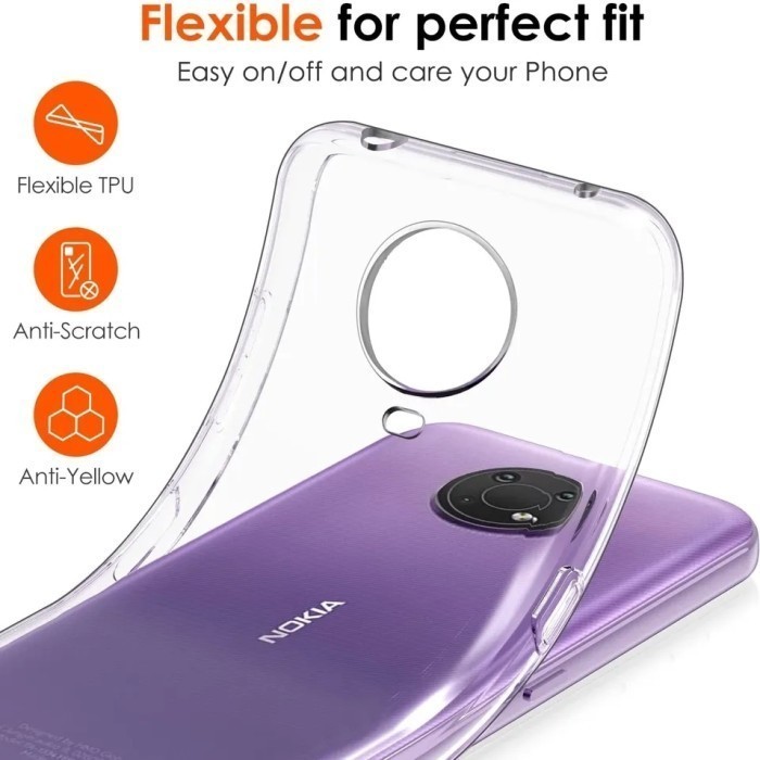SOFTCASE ULTRATHIN NOKIA G10 G20 CASING BENING TRANSPARAN TPU