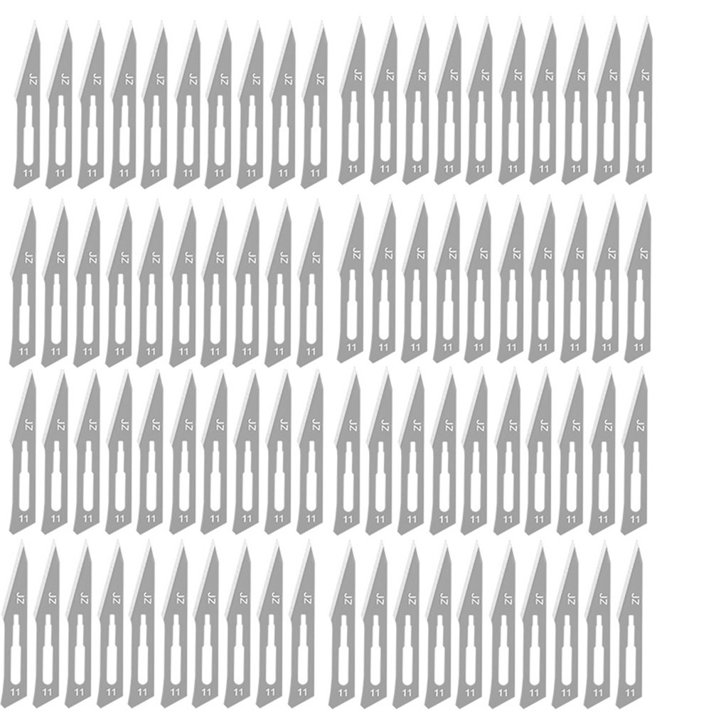 

50pcs/5bags Metal Engraving Blades Knifes Wood Carving Knife DIY Fruit Food Scalpel Craft Sculpture Cutting Tool 11# 23#