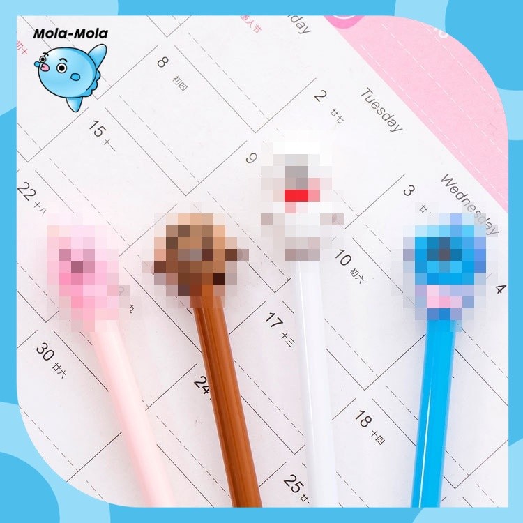 

Pena Karakter Pulpen Warna Army 0.5mm Balpoin Y1067