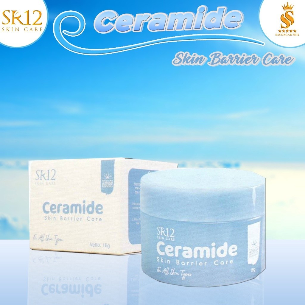 

ASLI 100% Ceramide Skin Barrier sr12 Moisturize Gel Moisturizer Cream Pemutih Wajah Day Cream Night