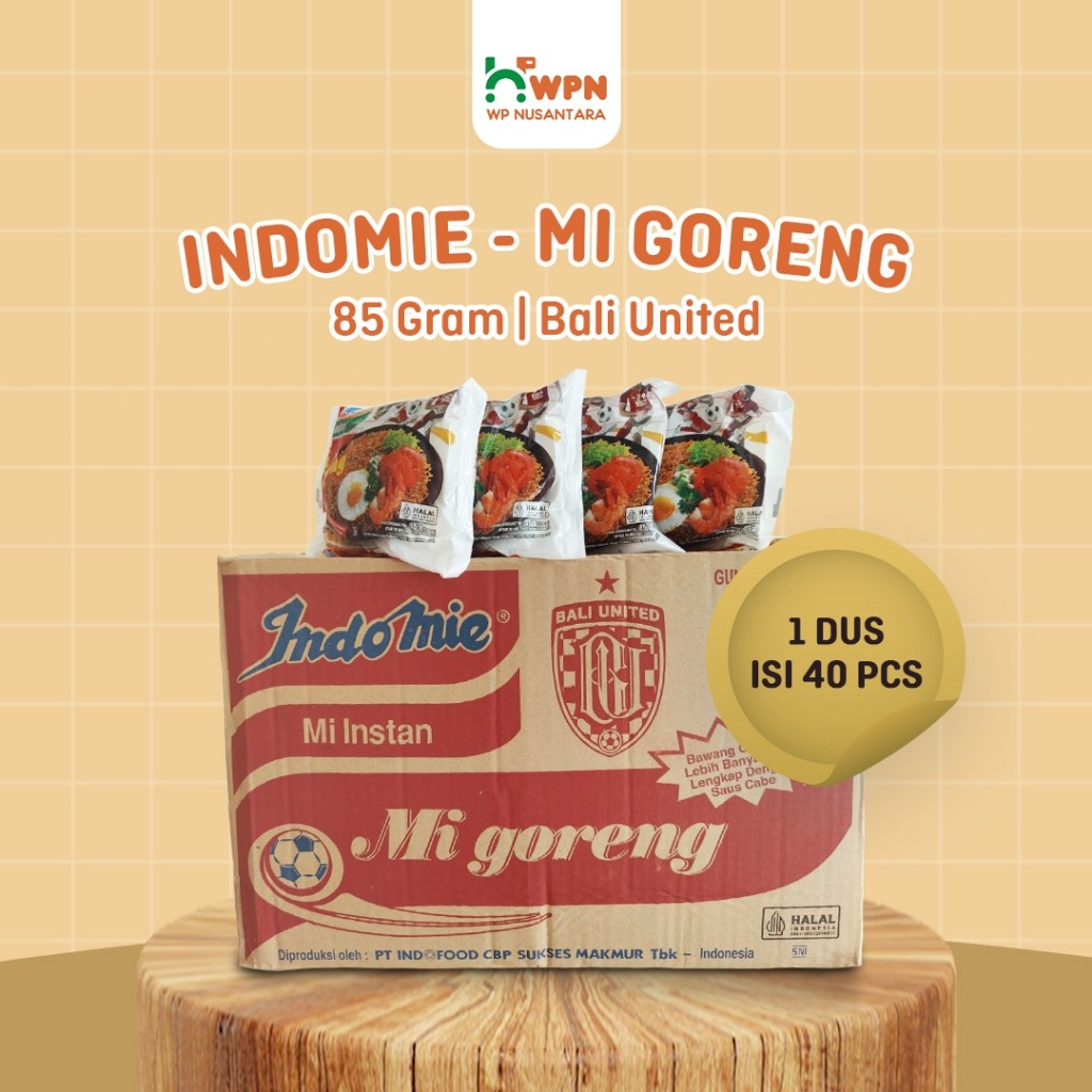 

INDOMIE GORENG - 1 DUS (ISI 40 PCS)