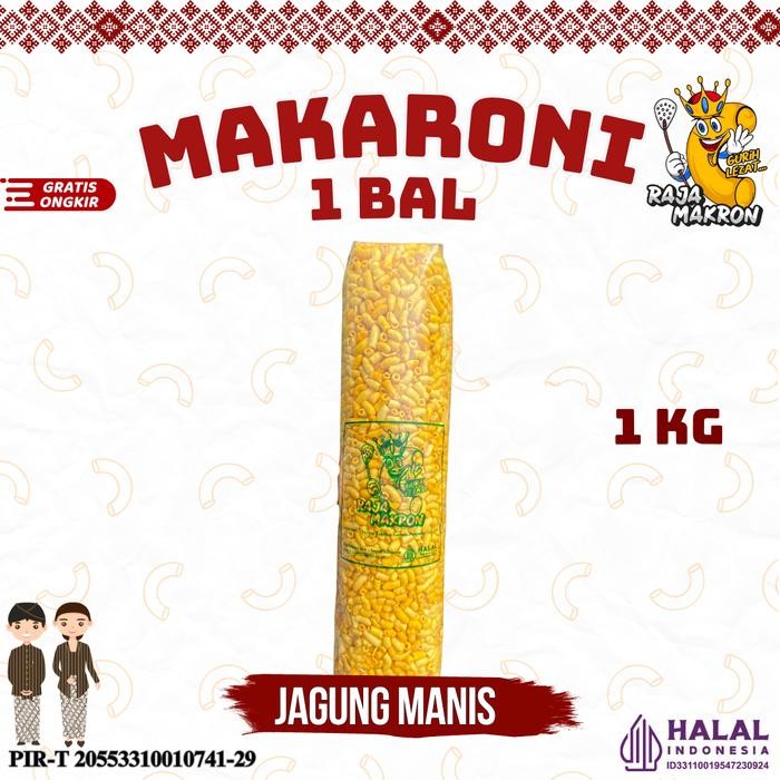 

1 BAL MAKARONI KRESS BANTAT KEMASAN 1 KG 5 VARIAN RASA Food Snack Cemilan Makanan Pedas - JAGUNG MANIS PROMO !
