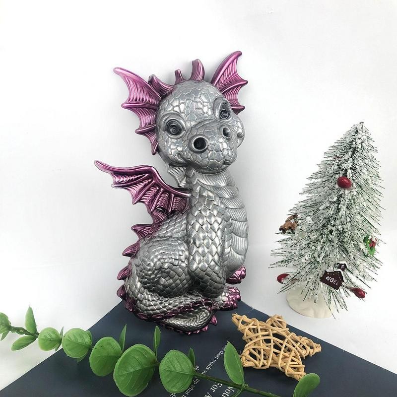 

Flying Dragon Epoxy Resin Mold DIY Wall Decorative Pendant 3D Flying Dragon Statue Silicone Mold Cake Chocolate Baking Molds