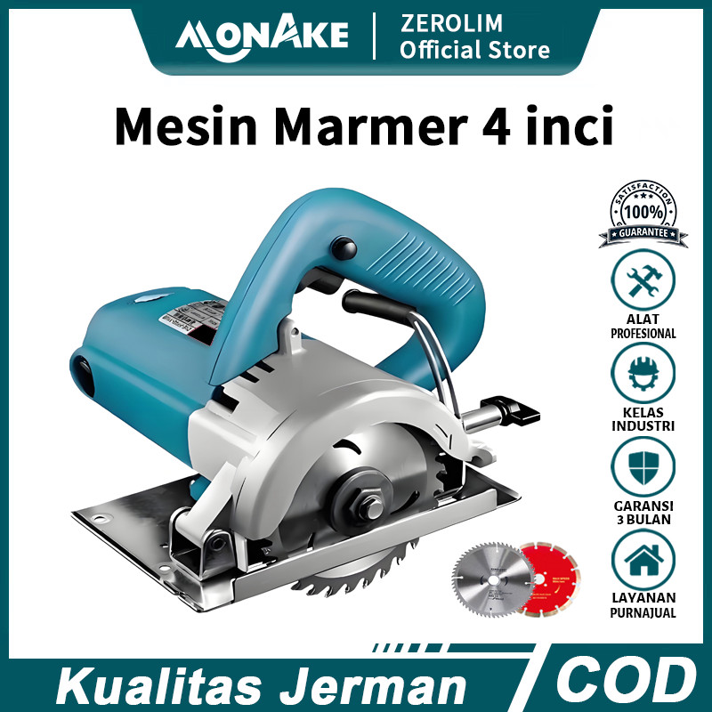MONAKE JERMAN Marble Cutter Mesin Marmer 4inch dan Granit Mesin Potong Keramik 4 inch