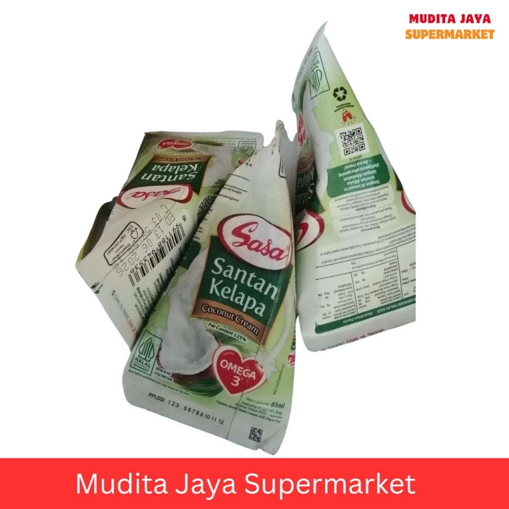 

3 Pcs Sasa Coconut Cream Kelapa Santan Cair 65ml