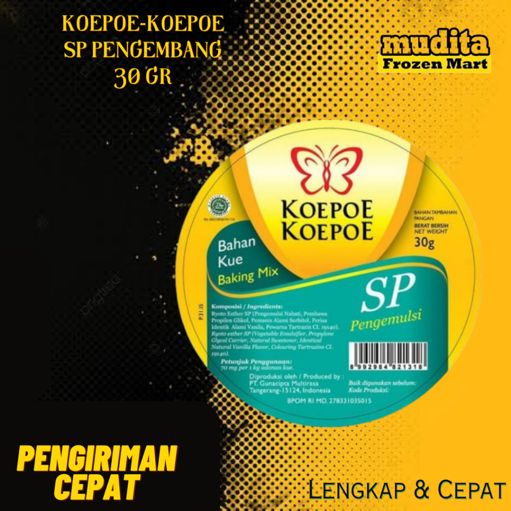 

Koepoe-koepoe SP Pengembang Bolu 30 gr