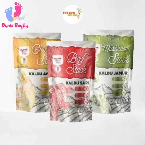 

Yuuka Food Kaldu Mpasi Non MSG Kaldu Sapi Ayam Jamur Kaldu Bayi Makanan MPASI