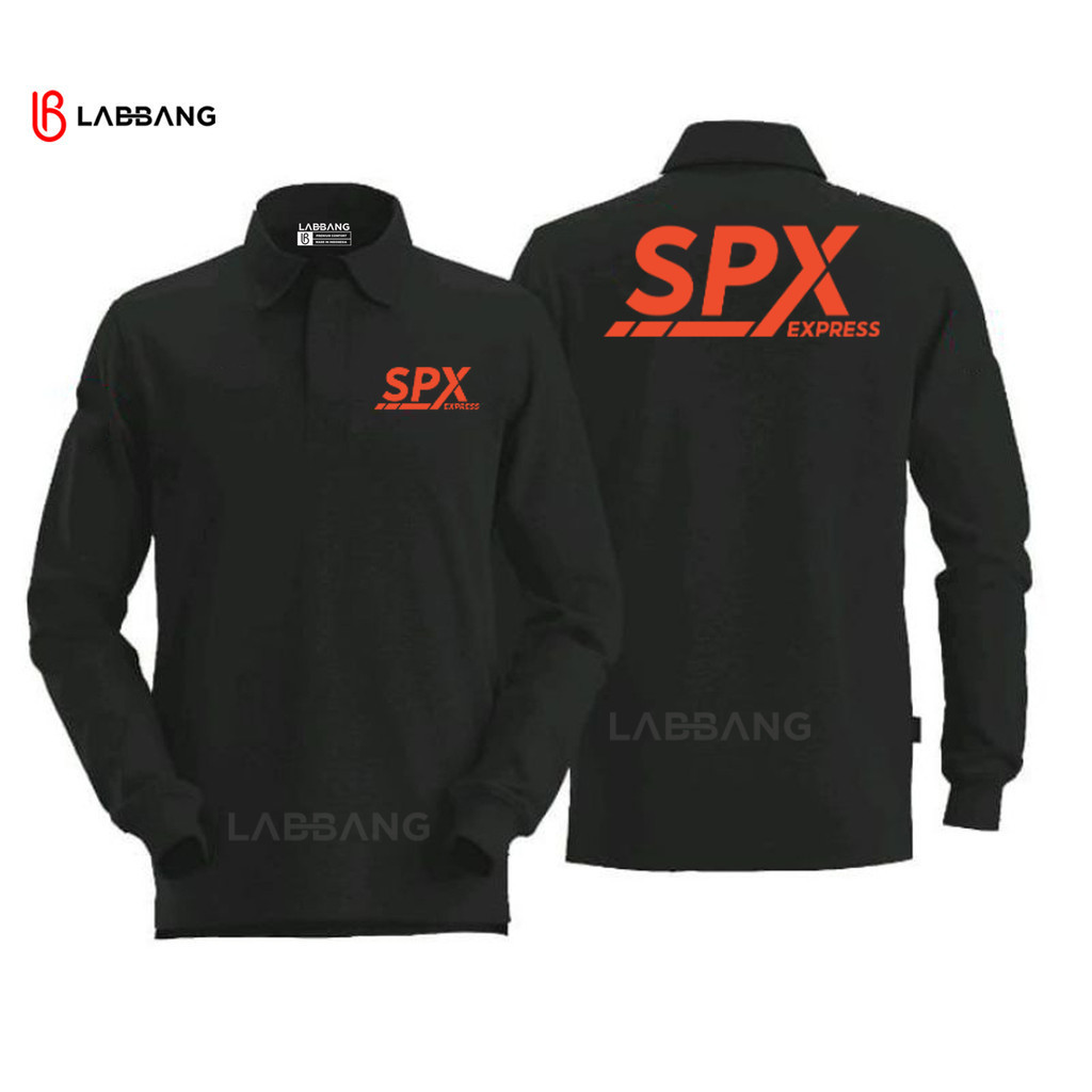 Polo Shirt Lengan Panjang DB SPX Express Unisex Pria Wanita