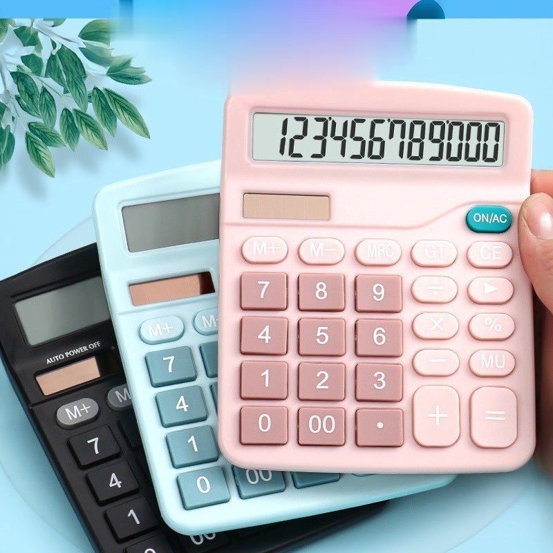 

Kalkulator Digital 12 Digit Dual Energi Baterai & Energi Surya / Kalkulator Warna Lucu CT-777B/P