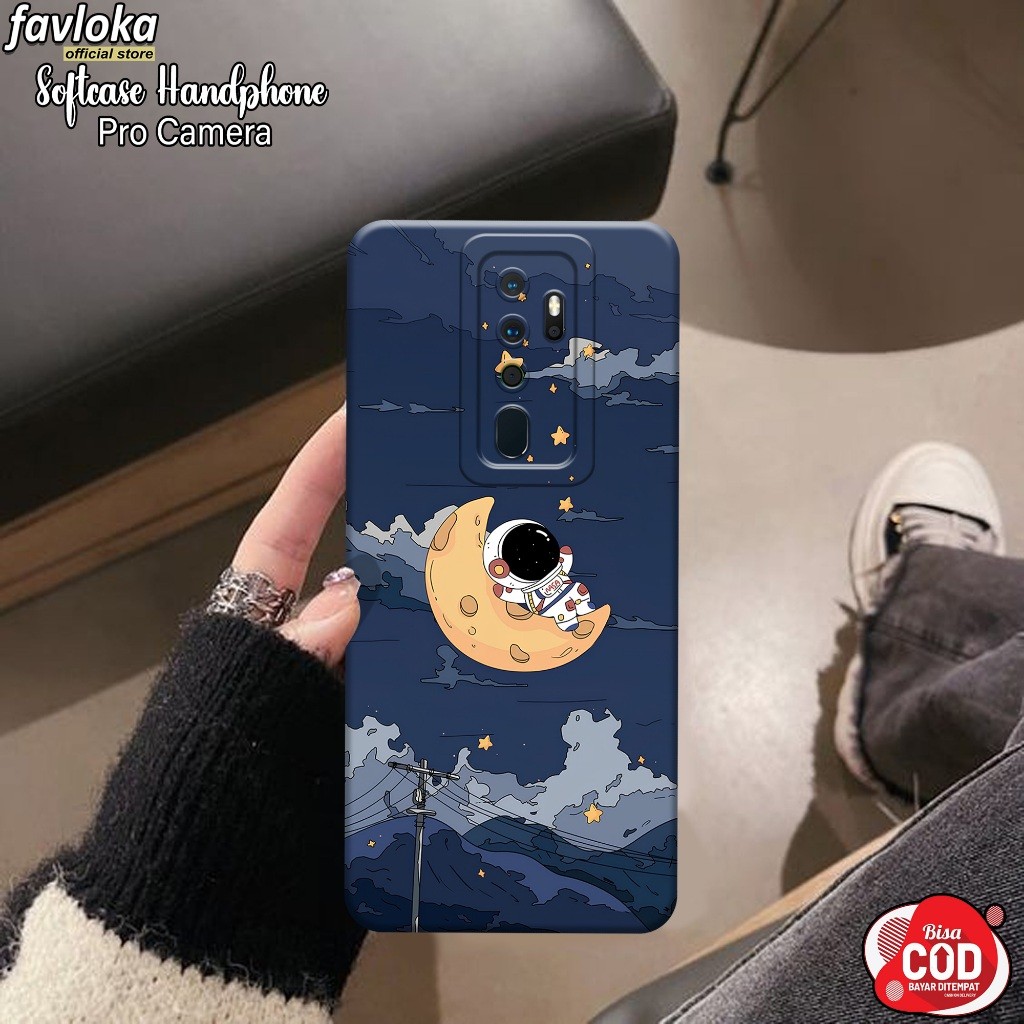 Softcase Hp OPPO A5 / A9 2020 Case OPPO A5 / A9 2020 Terbaru Fashion Case ASTRONAUT Casing OPPO A5 /