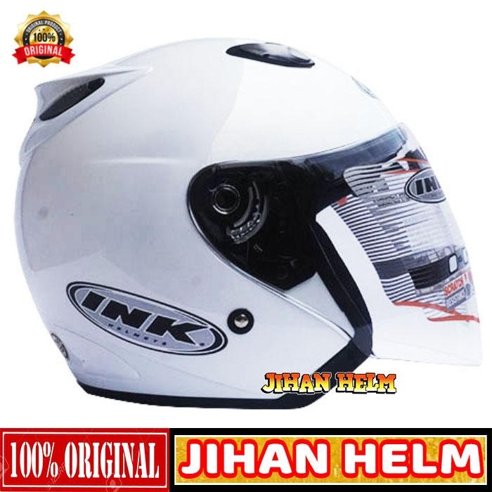 HELM / HELM INK / HELM INK CENTRO ORIGINAL TERMURAH - Putih, M