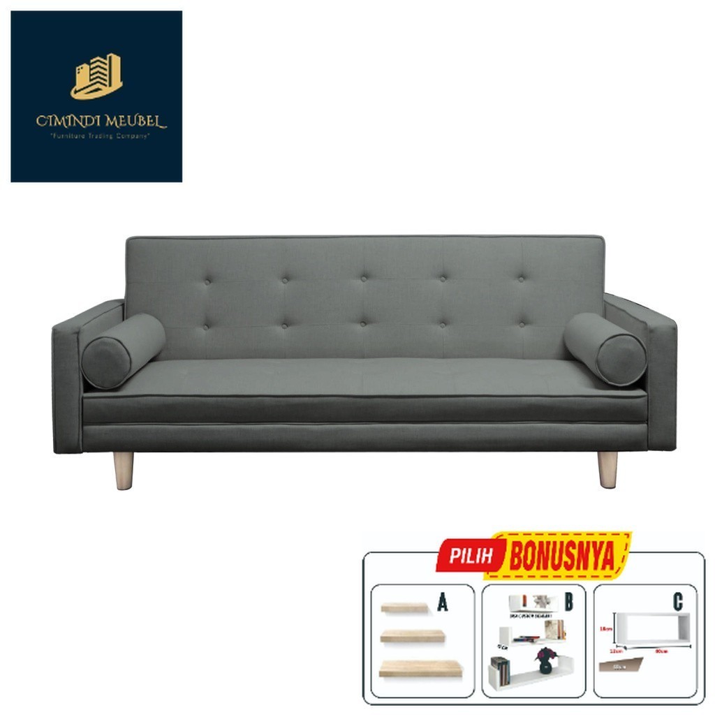Sofa Bed Helen / sofa bad minimalis / sofa bad modern harmony living KUNINGAN