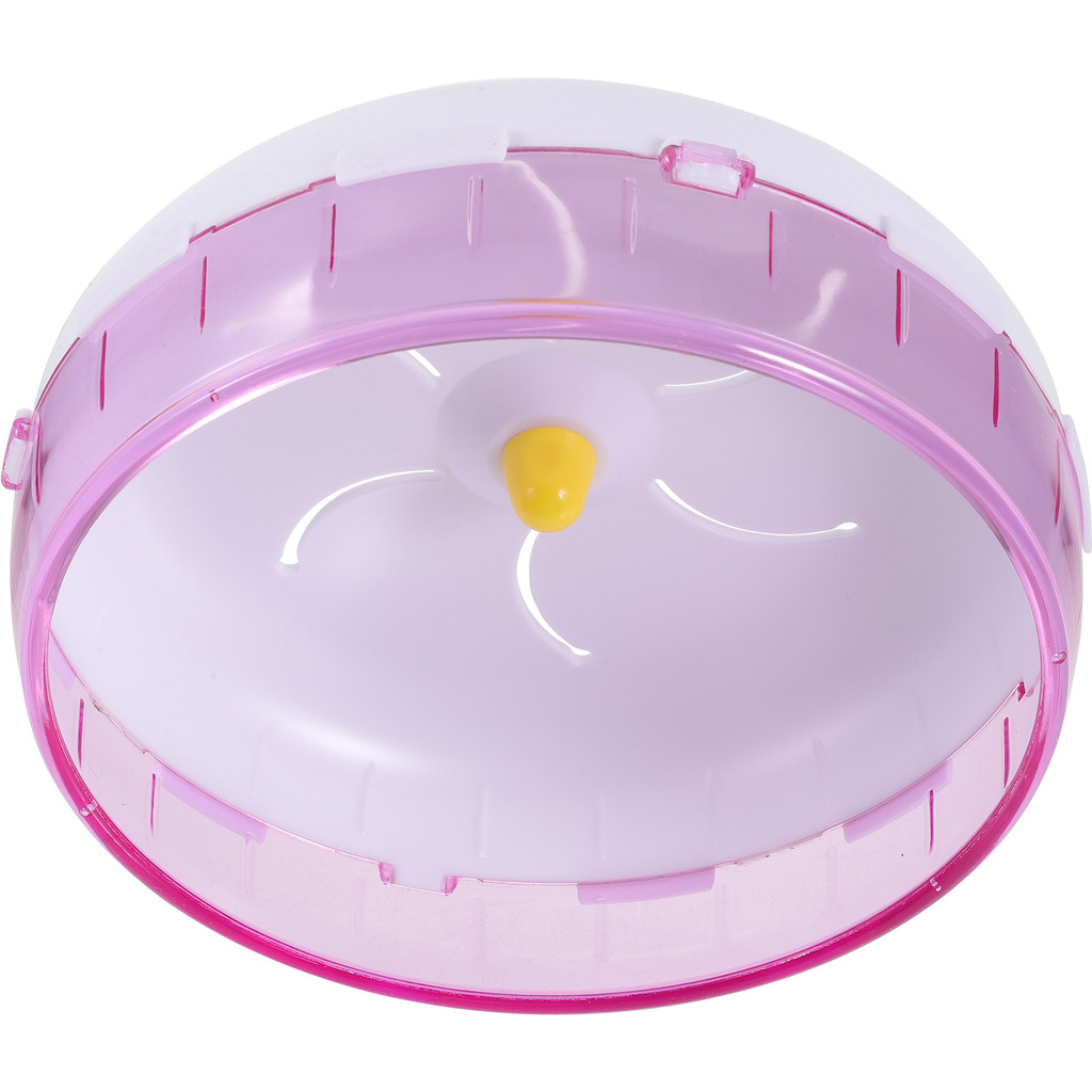 Silent Running Exercising Hedgehog Wheel 21cm Pink Hamster Exercise Chinchilla Gerbil Accessories Qu