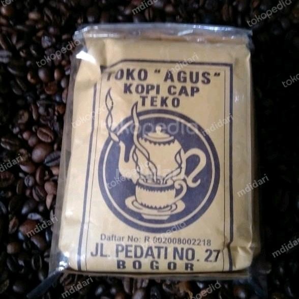 

Terjangkau~[PROMO] Kopi Hitam Bubuk Kopi Cap Teko 250gr Kopi Lokal