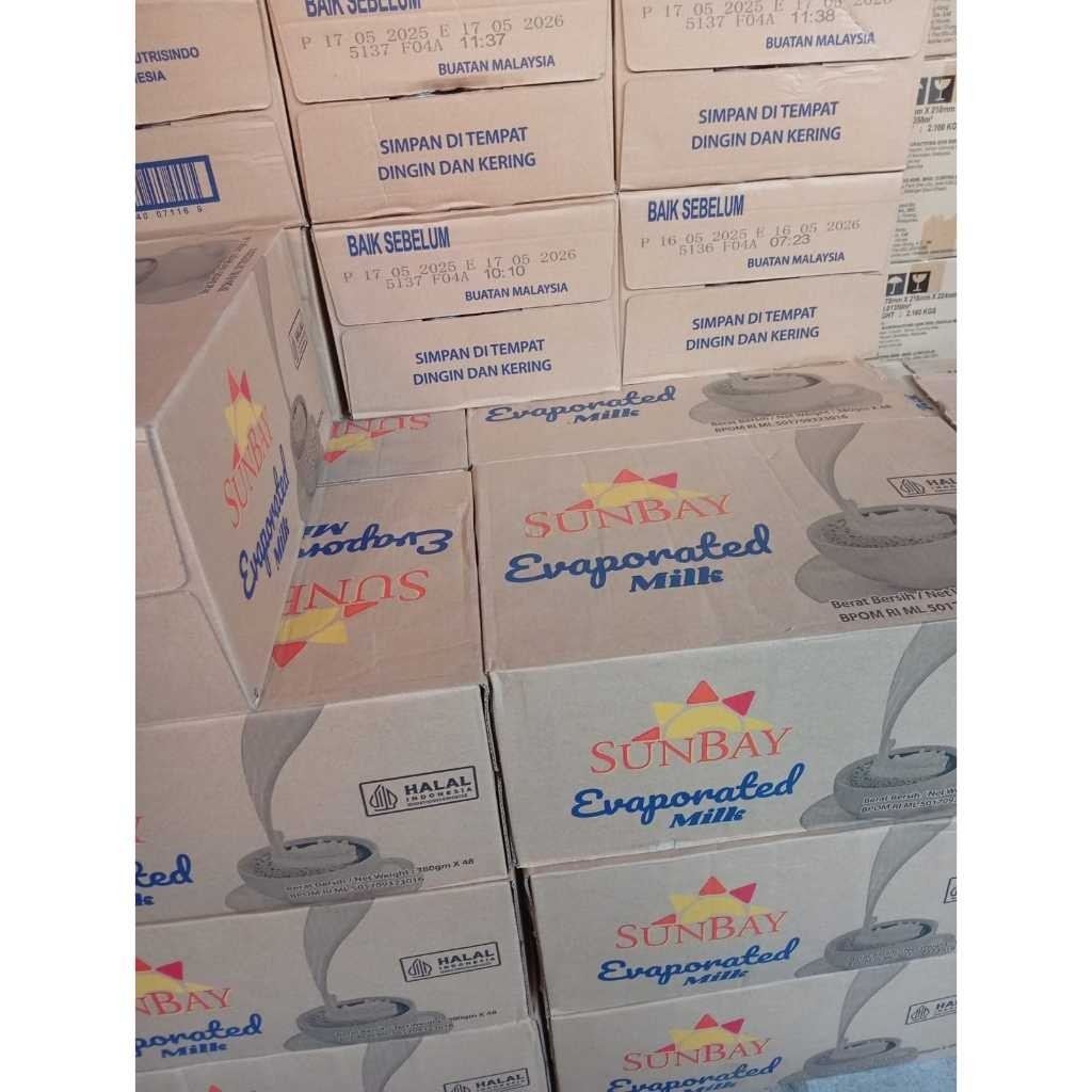 

Evaporated milk sunbay per dus/evaporasi sunbay per karton khusus grab/gojek