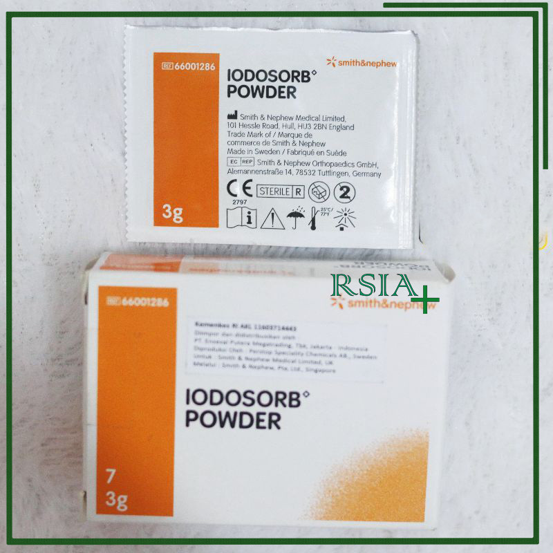 Iodosorb Powder Sachet 3g Antiseptik Luka Iodosorb RSIA