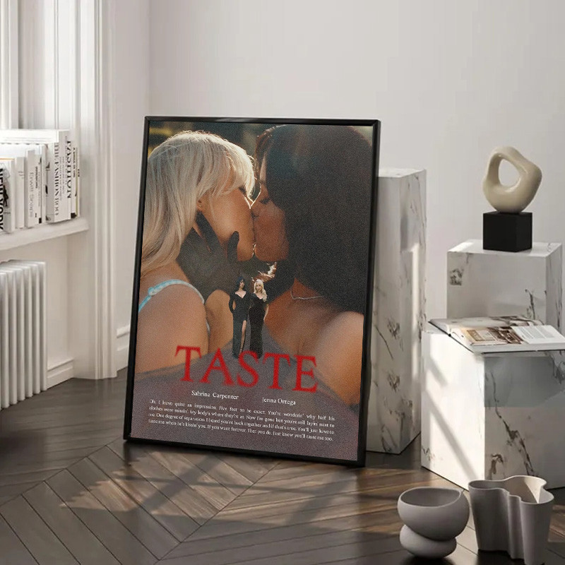 

Poster Prints S-Sabrina Of Carpenter J-Jenna O-Ortega Music Star 2025 Wall Art Canvas Painting Room Home Decor Bar Office Gifts