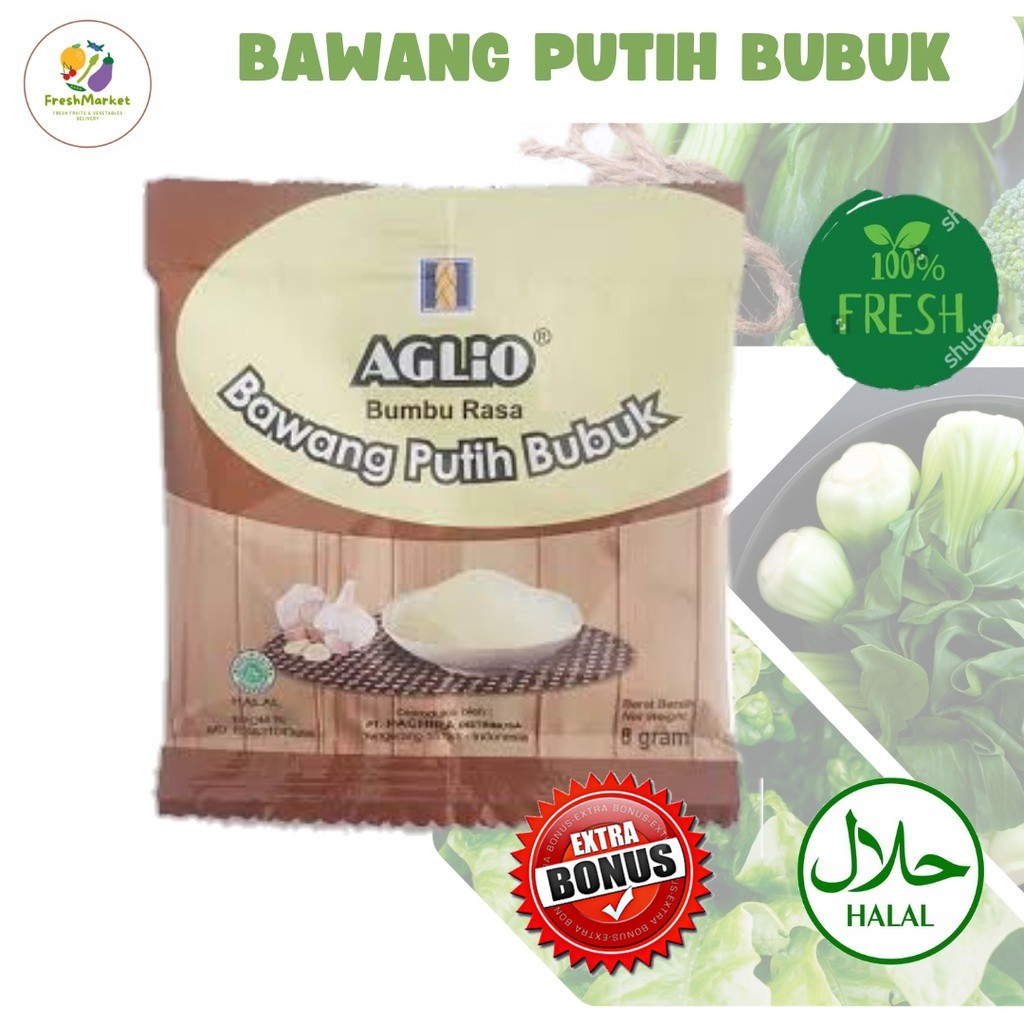 

Bawang Putih Bubuk Aglio 8 Gram Sayurinstant