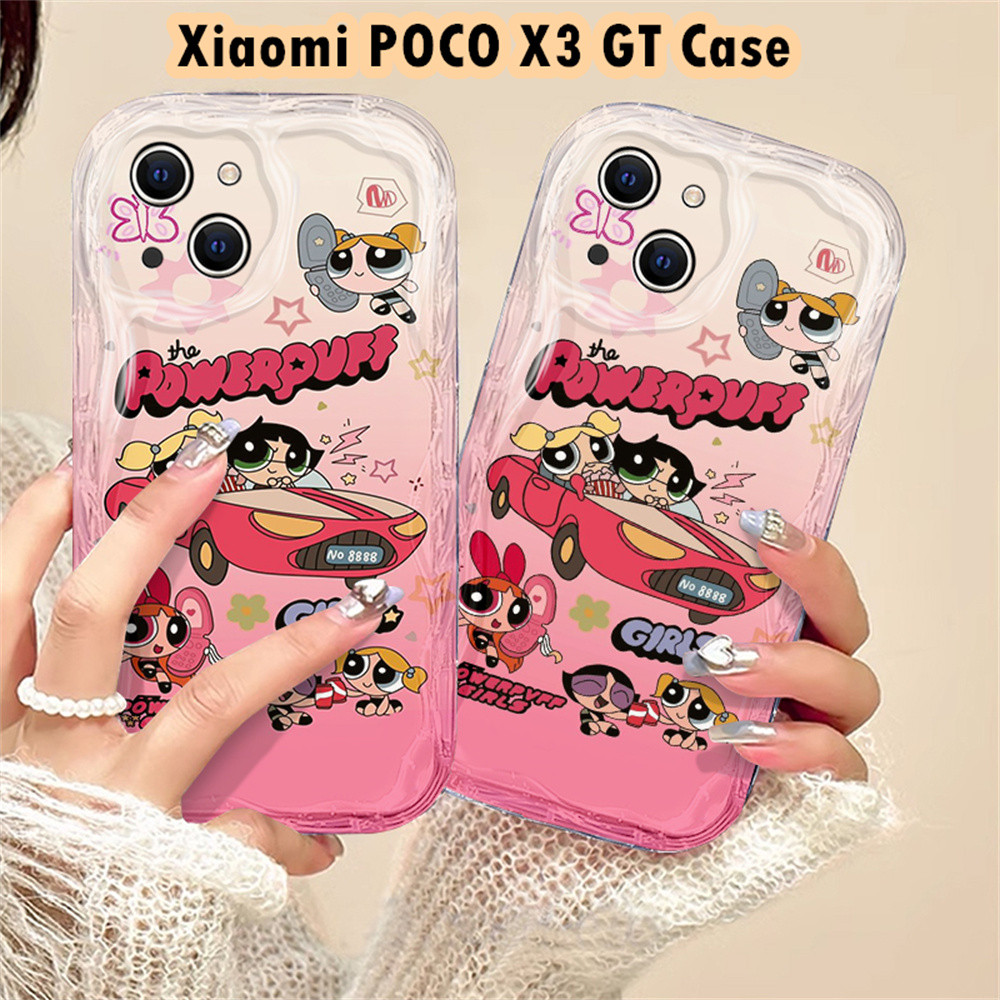 【3Cideas】Untuk Xiaomi POCO X3 GT Case Karakter Lucu Mudah dibongkar Silicon Tranparant Phone Case Ca