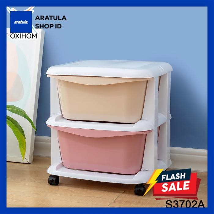 

Oxihom Lemari Pakaian Plastik Laci Plastik Susun Drawer Storage Cabinet Plastic Mainan - S3702A