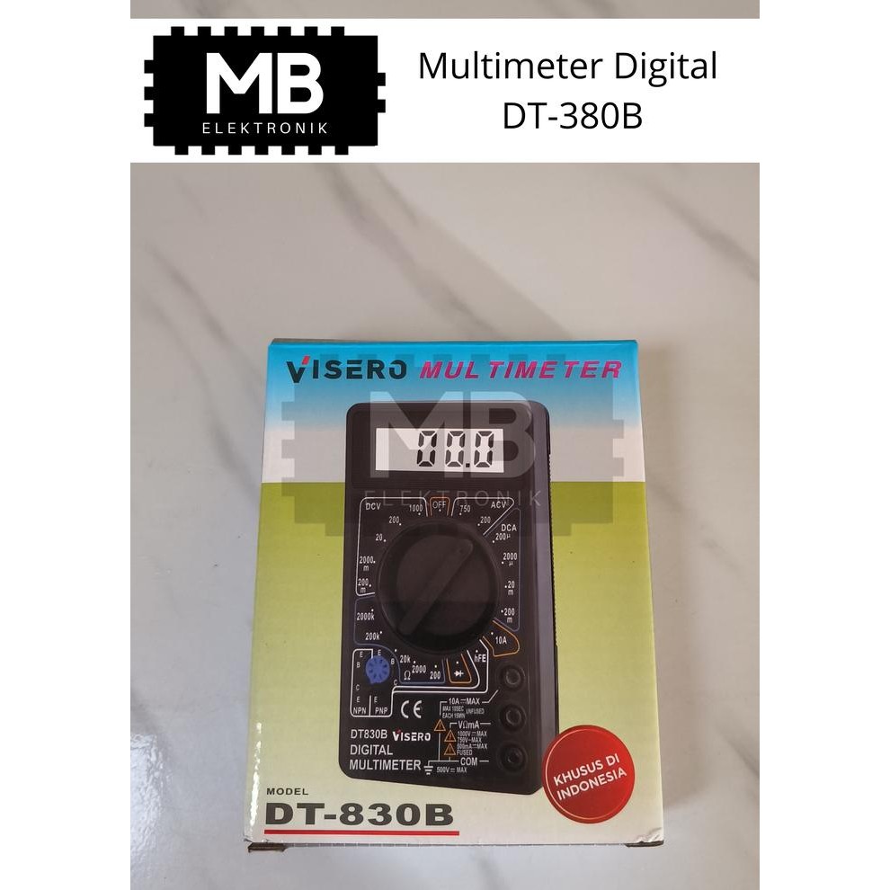 

Multimeter / Multitester / Avometer Digital DT830B VISERO
