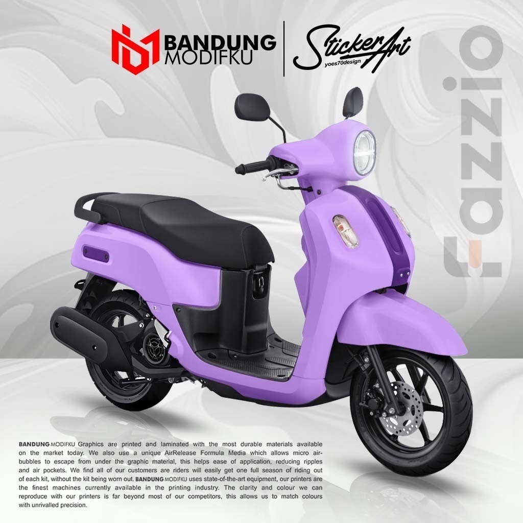 DECAL FULLBODY FAZZIO / Stiker Fullbody Yamaha FAZZIO Skins PROTECTION 2022-2023-2024 / BANDUNG MODI