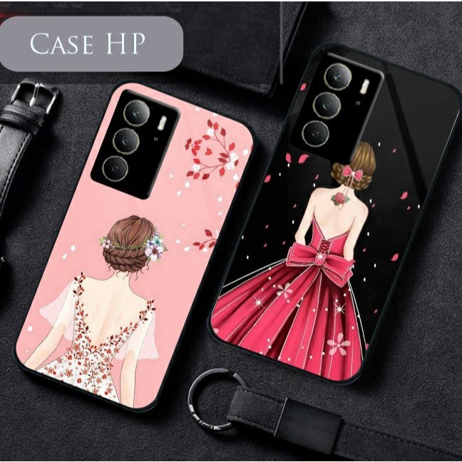 M0022 - Case Realme C73 C75 Softcase 2D Glass Custom Case / Softcase Kaca / Casing Hp Realme