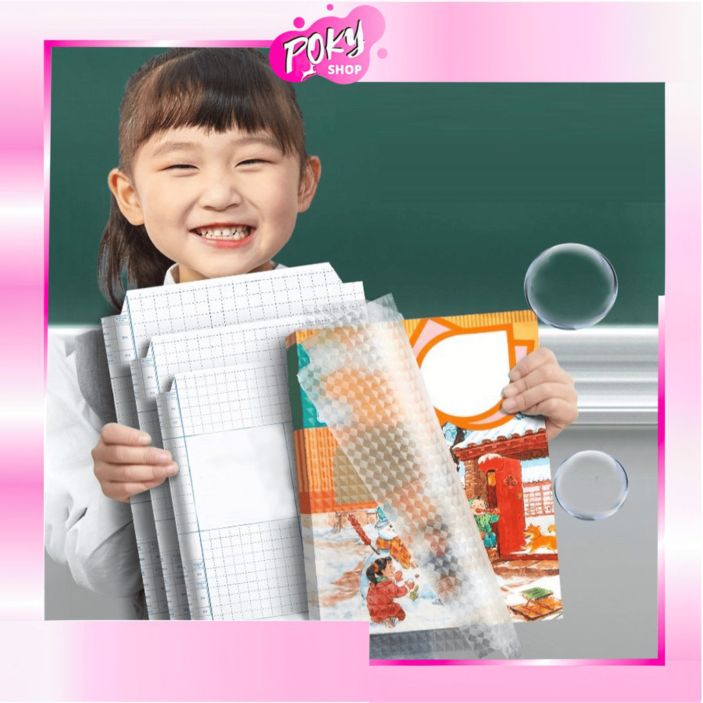 

POKY - S6665 Cover Buku Anti Air / Sampul Buku Sekolah / Film Pelindung Buku / Sampul Buku Tahan Air / Sampul Buku Plastik