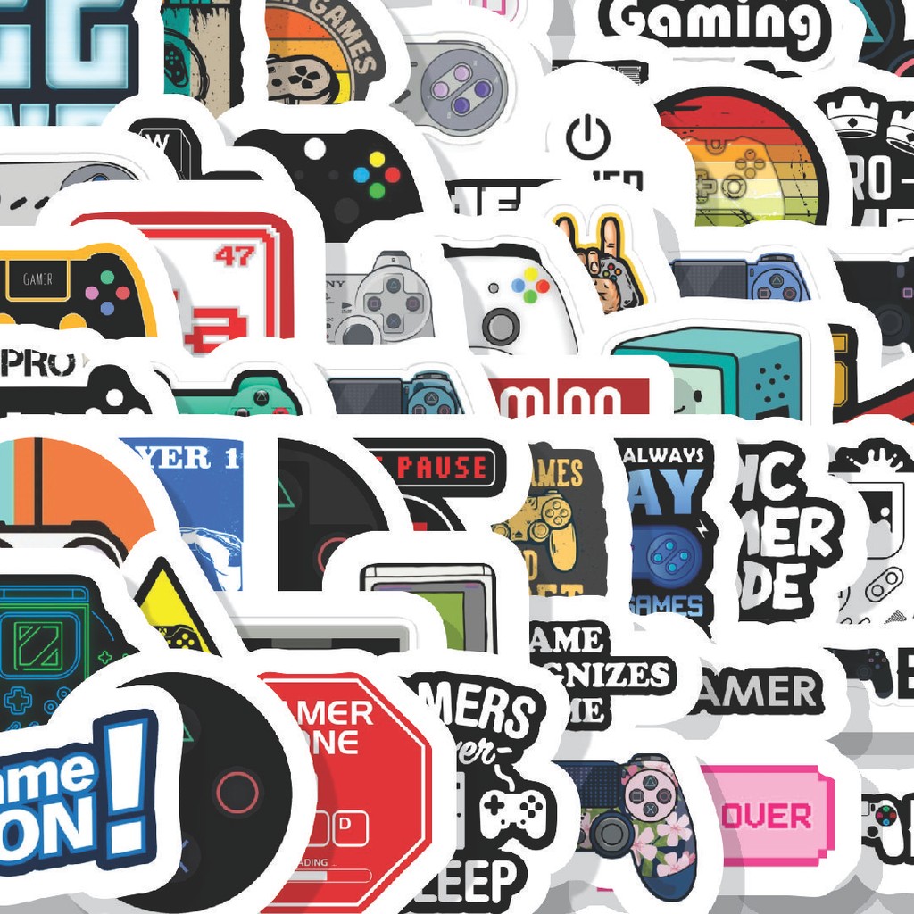 

Stiker Cutting Pack Stiker Game Pad Isi 100Pcs Series Aesthetic Lucu Keren Untuk Koper Bahan Vynil