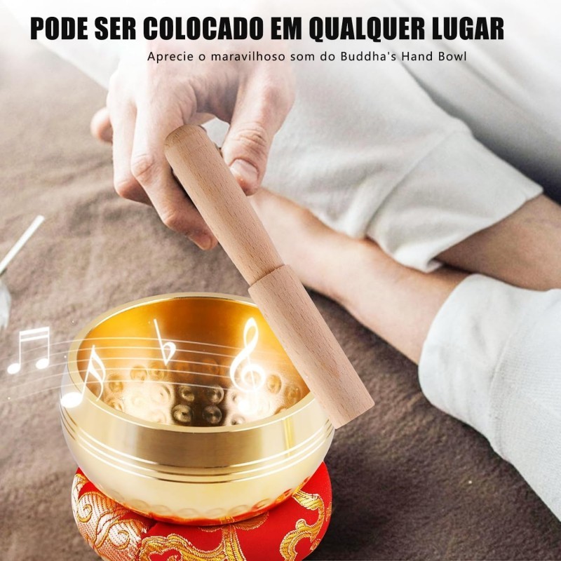 READY Singing Bowl Tibetan Singing Bowl Nepal Lonceng Tibet Buddha Exquisite Healing Bowl Untuk