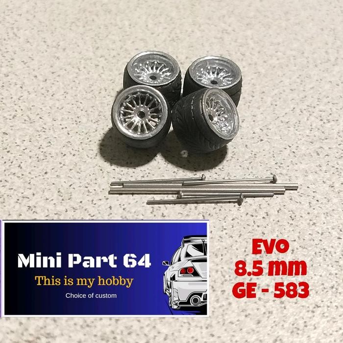 Diorama Diecast Ban Celong 8.5 mm GE583 Miniatur Skala 64