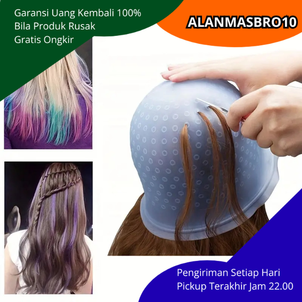 AM10 Topi Highlight Semir Cat Rambut Pria Wanita Dewasa Dewasaa Tebal Original Premium Coloring Blea