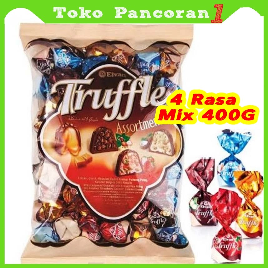 

Elvan Truffle Chocolate 400g Assortment PROMO Baru