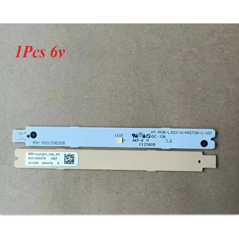 Penggantian Lampu Strip Kulkas 1pcs untuk Siemens Bosch BSH 9001030206 A1 6V Kulkas LED Light Bar