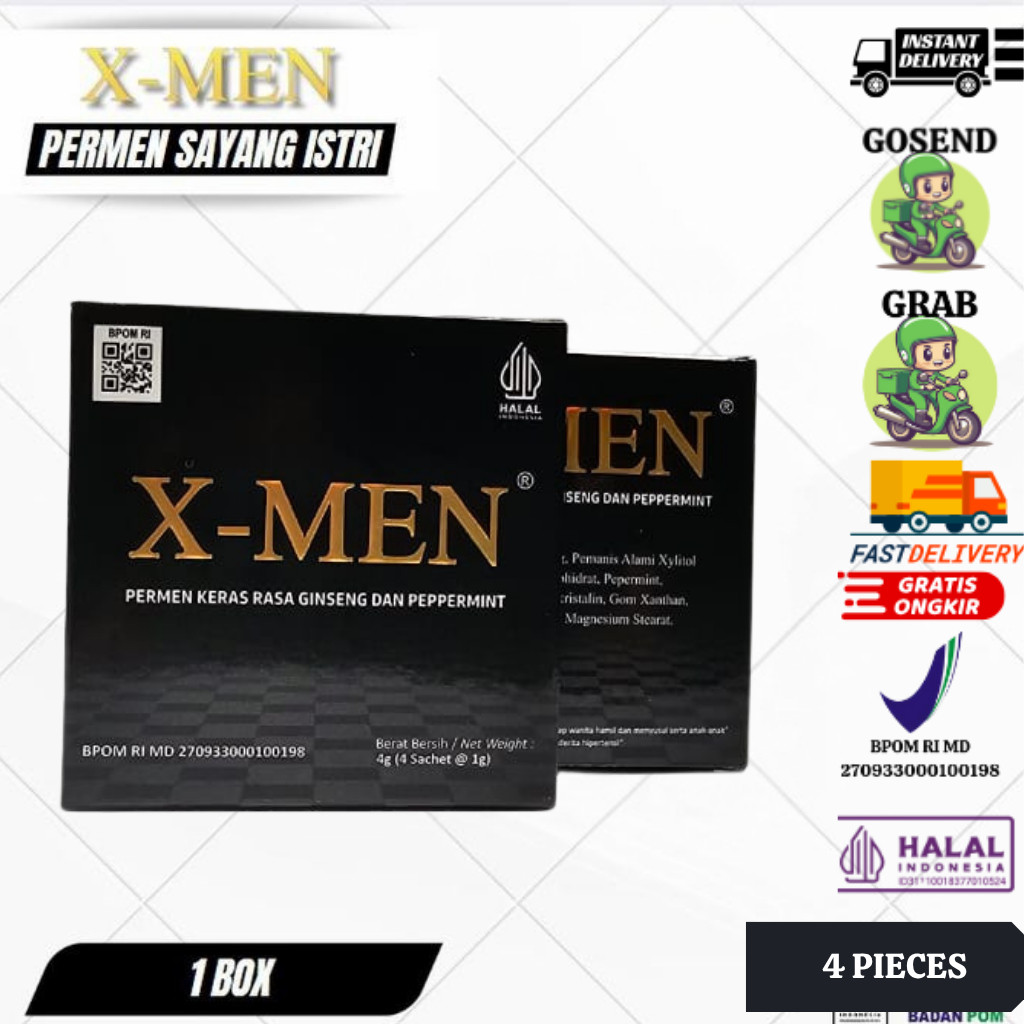 

galerymerry794 XMEN CANDY RASA PEPPERMINT 1 BOX