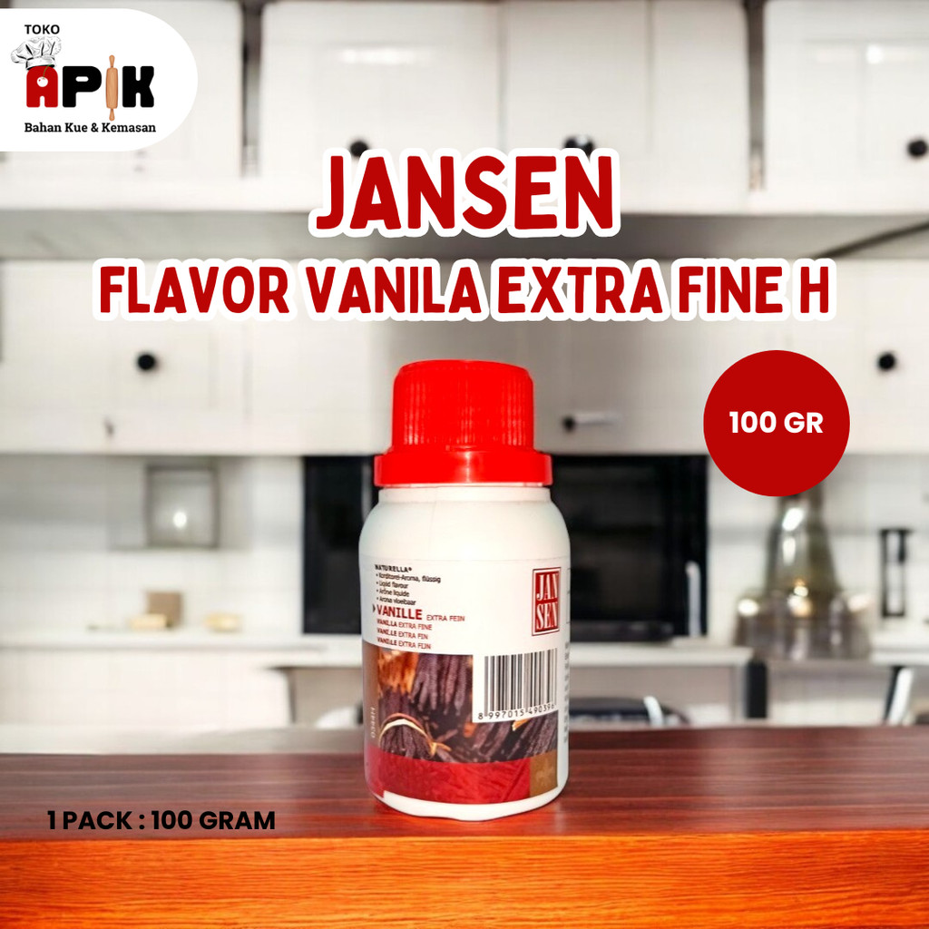 

JANSEN FLAVOR VANILA EXTRA FINE H 100 GR / PERISA VANILA