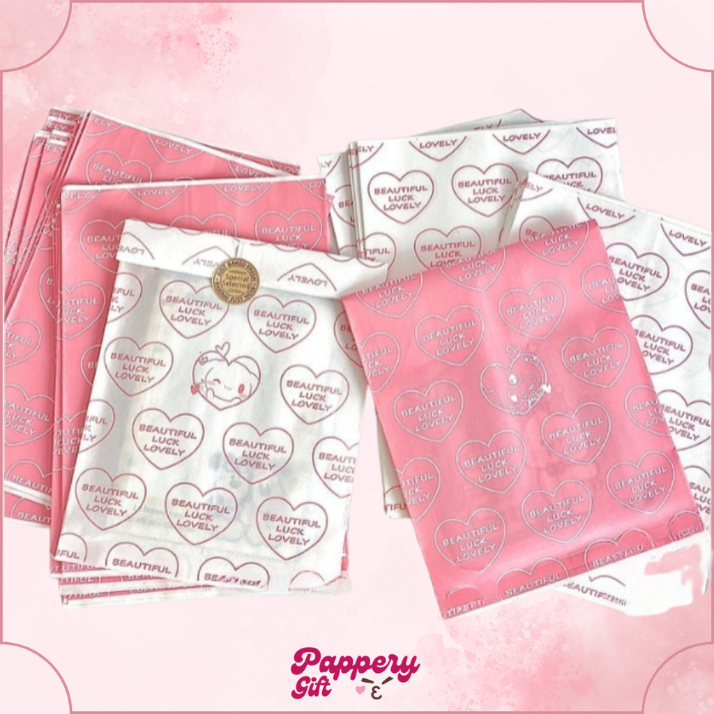 

Love Paper Bag Gift Packaging / Kertas Penympanan Kertas Lucu - SE0643