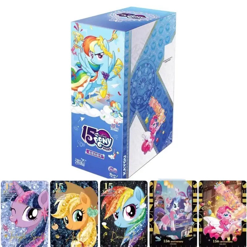 

New KAYOU Genuine My Little Pony Card Friendship Eternal Card Moon Bag 8th Bullet Collectible Cards Anime Toys Children's Gift