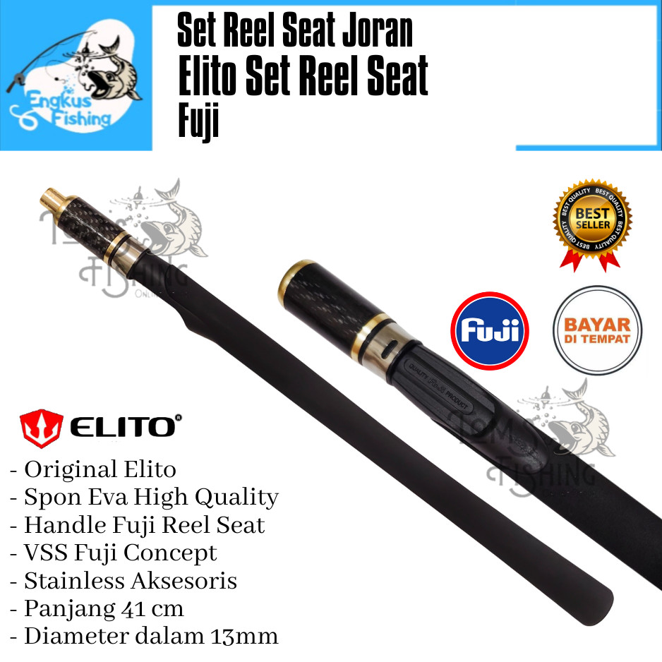 NEW REEL SEAT FUJI ELITO / REEL SEAT JORAN PANCING BUSA EVA MURAH - ENGKUS FISHING [100% ORIGINAL]