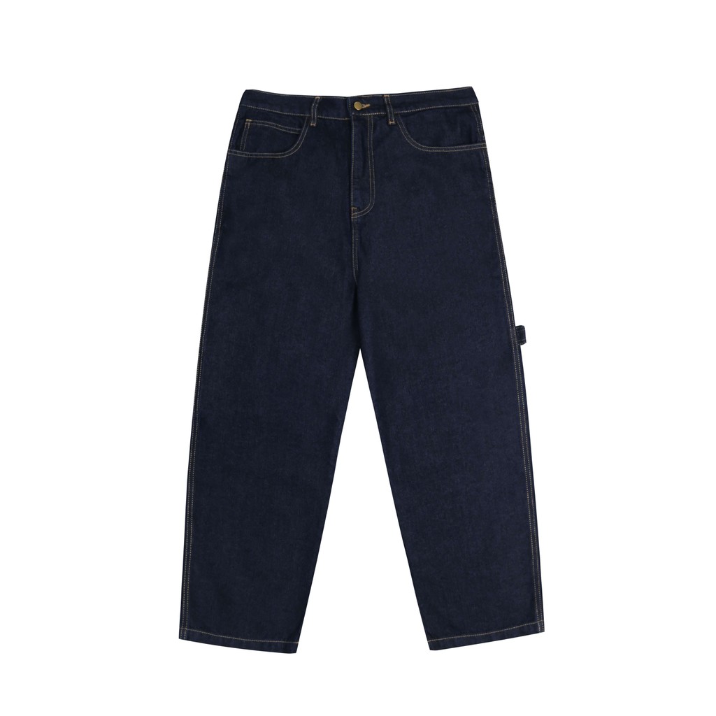 CARPENTER DENIM PANTS - DARK BLUE