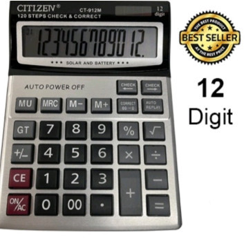 

Kalkulator CT-912M 12 Digit - Calculator Check Dual 2 Power